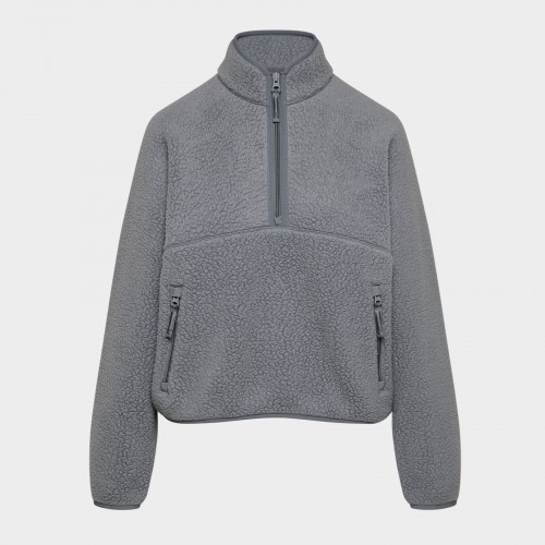 Equestrian Long Sleeve 1/2 Zip High Neck Fleece Sweater