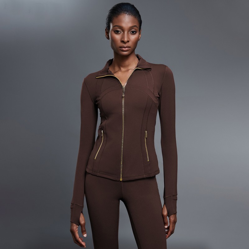 Women Moisture Wicking Zipper jacket 