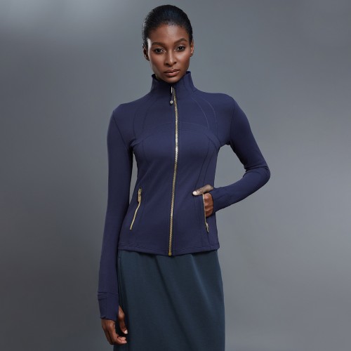 Women Moisture Wicking Zipper jacket