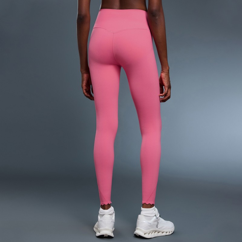 High Waisted Yoga Pants 9 Inch Capri Tights Shaping Stretchy Long Pants 