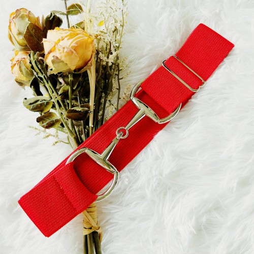 Belts-02 1.5-inch Elastic Equestrian Belt Bit Buckle for Horseback Riding Equestrian Sports Belts-02 1.5-inch Elastic Equestrian Belt Bit Buckle for Horseback Riding Equestrian Sports