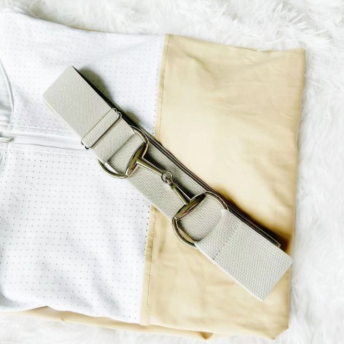 Belts-07 Kids 1.5 inch, Equestrian Belt for Horseback Riding, Adjustable Elastic Belts for Girls, Belt for Riding Breeches