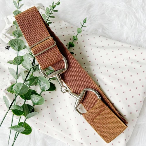 Belts-02 1.5-inch Elastic Equestrian Belt Bit Buckle for Horseback Riding Equestrian Sports Belts-02 1.5-inch Elastic Equestrian Belt Bit Buckle for Horseback Riding Equestrian Sports