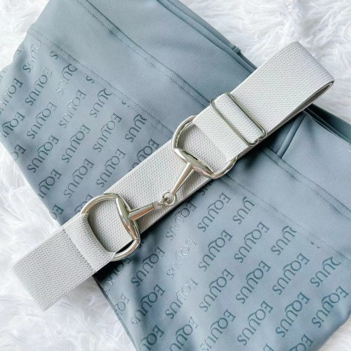 Belts-02 1.5-inch Elastic Equestrian Belt Bit Buckle for Horseback Riding Equestrian Sports Belts-02 1.5-inch Elastic Equestrian Belt Bit Buckle for Horseback Riding Equestrian Sports