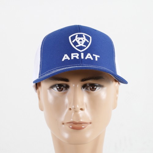 Caps-04 Horse Riding Embroidery Trucker Caps for Women 5 Panel Cap 