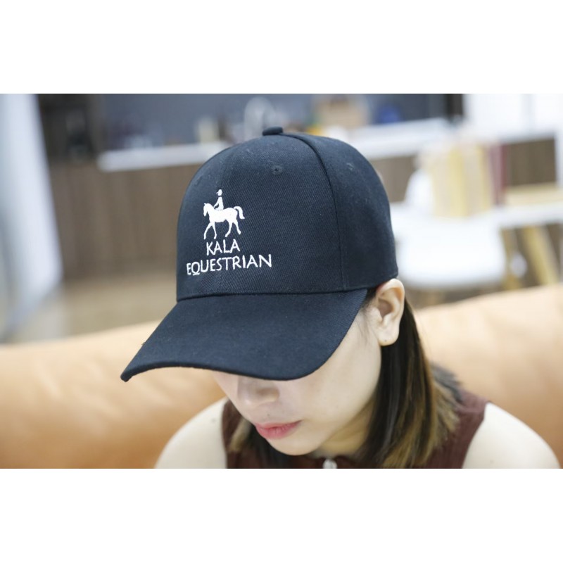 Caps-01 Custom Baseball Cap Horse Riding Equestrian Embroidery Hats for Men & Women 