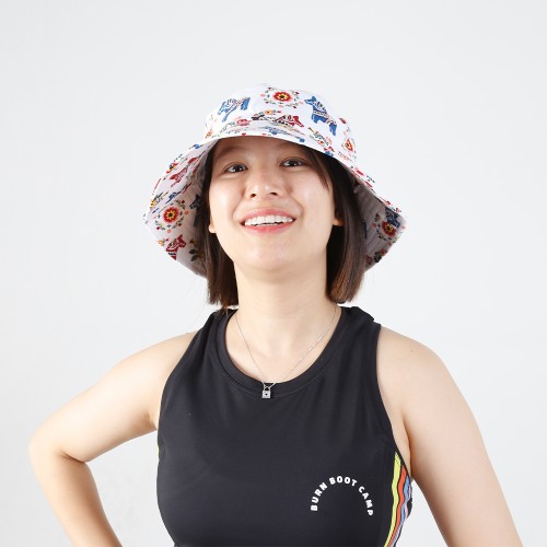 Caps-06  Equestrian Horse Print Bucket Hats for Men Women Luxury Plain Bulk Adult Unisex Cotton Customized Logo Bucket Hat