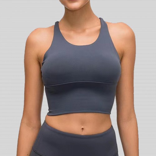 KY19095 Quick Dry Midium support Yoga Crop top