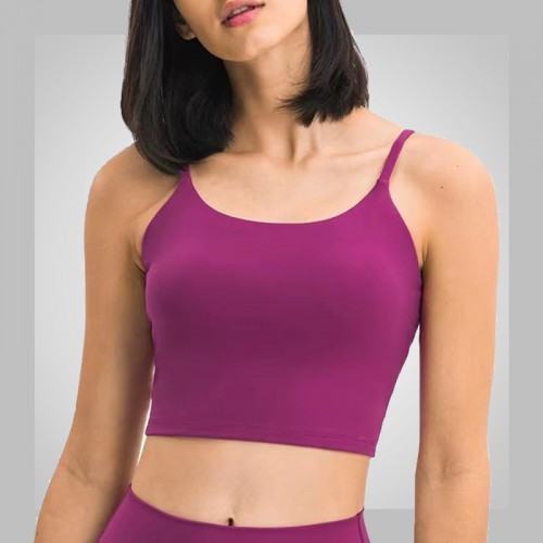 KY5238 Women Activewear Sports Crop top with pads