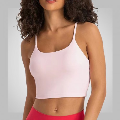 KY5238 Women Activewear Sports Crop top with pads
