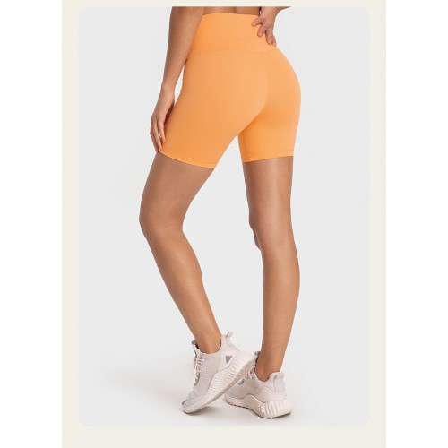 Dk067 No Camel Toe Lulu Buttery Soft Yoga Align Shorts High Waist Compression Fitness Biker Shorts