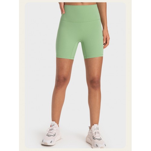 Dk067 No Camel Toe Lulu Buttery Soft Yoga Align Shorts High Waist Compression Fitness Biker Shorts