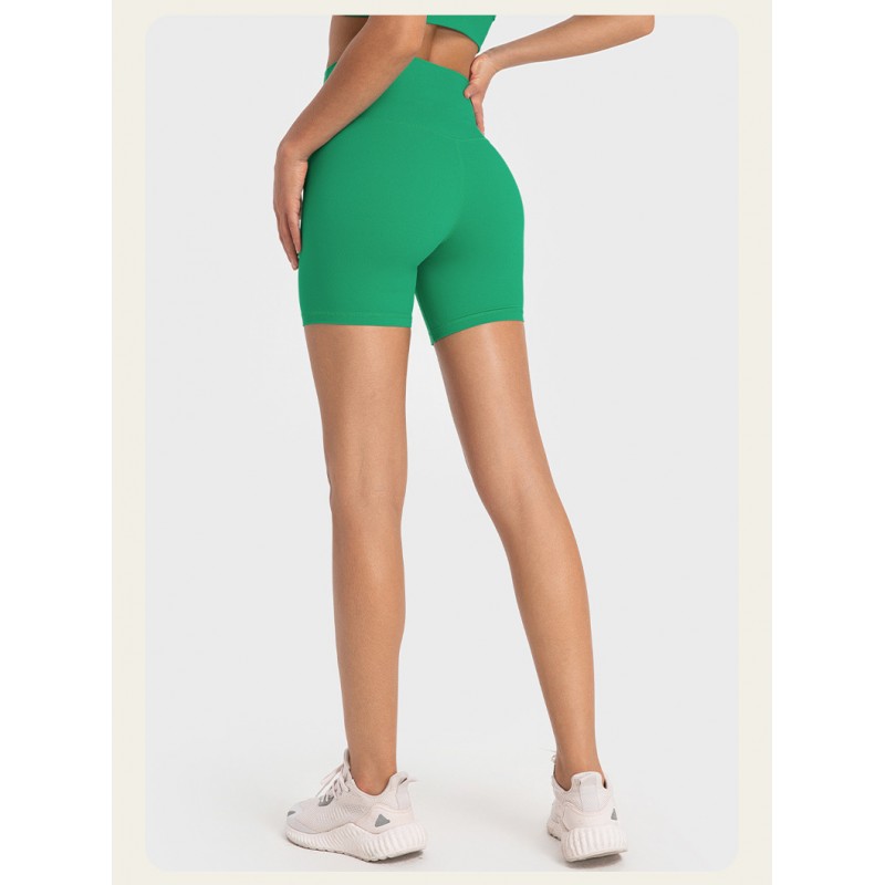 Dk067 No Camel Toe Lulu Buttery Soft Yoga Align Shorts High Waist Compression Fitness Biker Shorts 