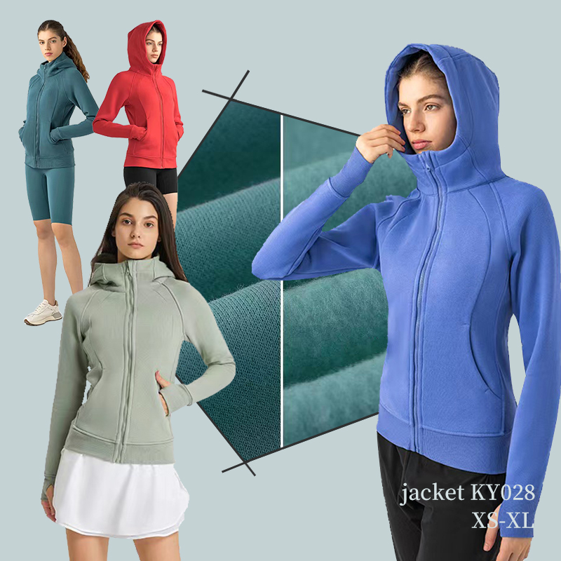 DJ028 Polyester Cotton Blend Fleece Soft hoodies with Zipper
