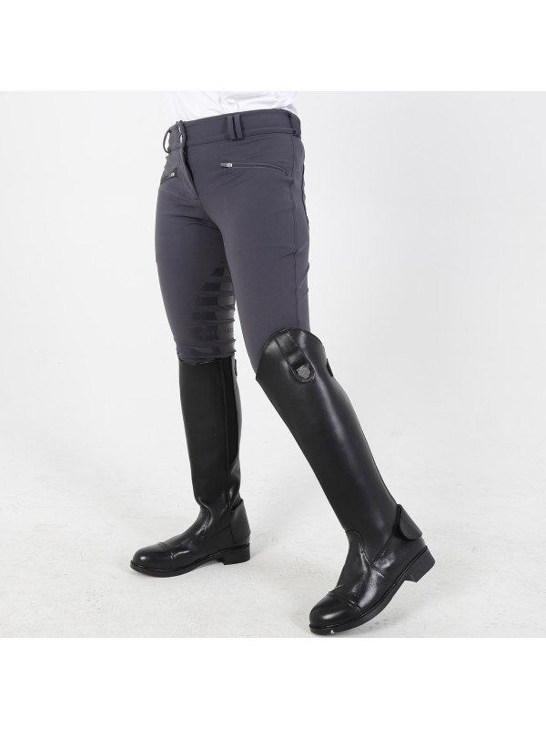 EQ-P04 350G 62%Nylon 38% Spandex Equestrian Pants No Inseam Horse Riding Breeches
