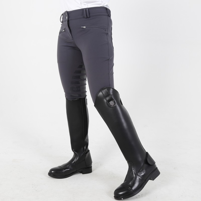 EQ-P04 350G 62%Nylon 38% Spandex Equestrian Pants No Inseam Horse Riding Breeches 