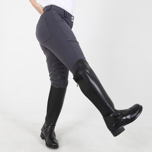 EQ-P04 350G 62%Nylon 38% Spandex Equestrian Pants No Inseam Horse Riding Breeches