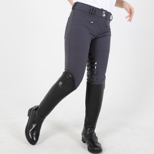 EQ-P04 350G 62%Nylon 38% Spandex Equestrian Pants No Inseam Horse Riding Breeches