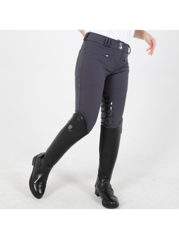 EQ-P04 350G 62%Nylon 38% Spandex Equestrian Pants No Inseam Horse Riding Breeches