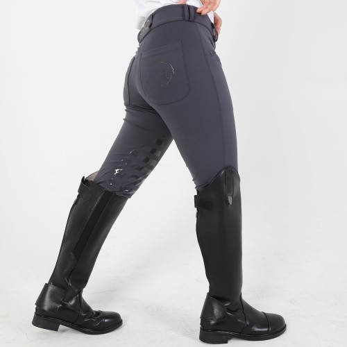 EQ-P04 350G 62%Nylon 38% Spandex Equestrian Pants No Inseam Horse Riding Breeches