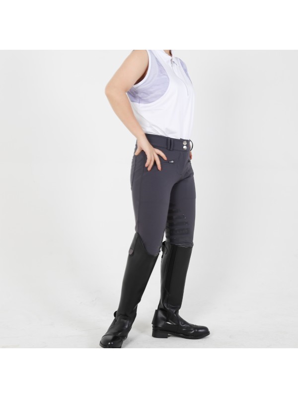 EQ-P04 350G 62%Nylon 38% Spandex Equestrian Pants No Inseam Horse Riding Breeches