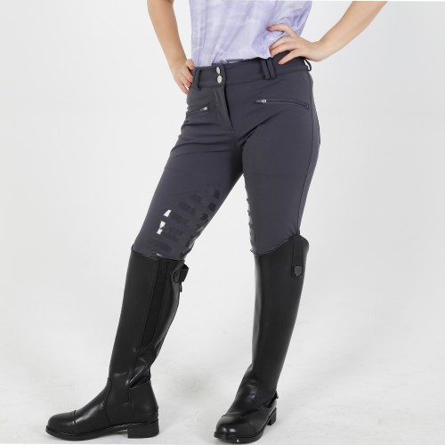 EQ-P04 350G 62%Nylon 38% Spandex Equestrian Pants No Inseam Horse Riding Breeches