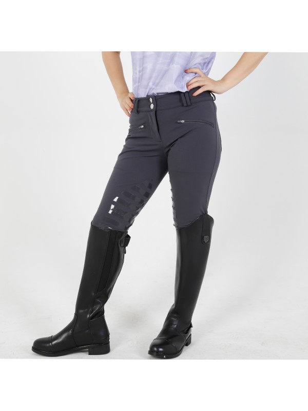 EQ-P04 350G 62%Nylon 38% Spandex Equestrian Pants No Inseam Horse Riding Breeches