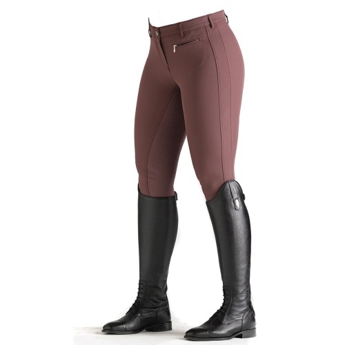 EQ-P11 320G 78%Polyester 22% Spandex Four way Stretch Full Seat Silicone Equestrian Breeches