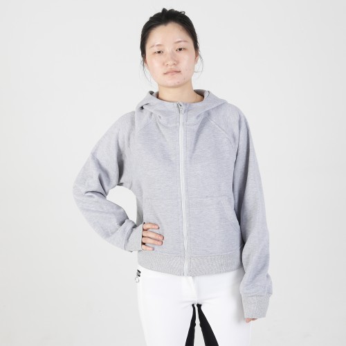 Hoodie 02 320G 95%Cotton 05% Spandex Equestrian Zipper Up Loose Fit French Terry Basic Hoodies