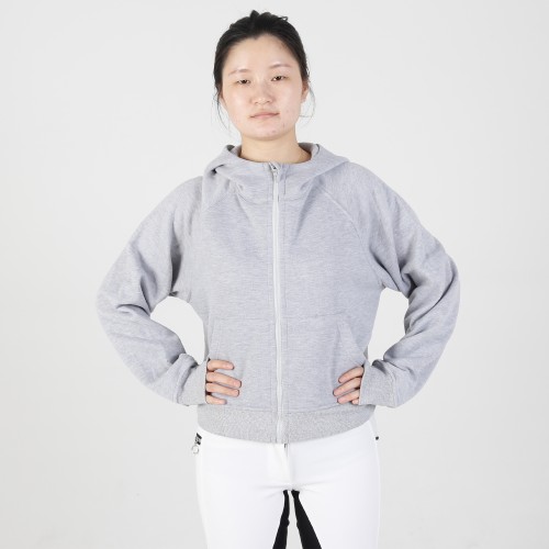 Hoodie 02 320G 95%Cotton 05% Spandex Equestrian Zipper Up Loose Fit French Terry Basic Hoodies