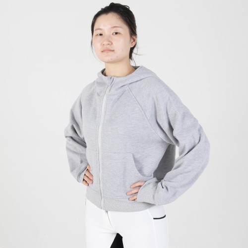 Hoodie 02 320G 95%Cotton 05% Spandex Equestrian Zipper Up Loose Fit French Terry Basic Hoodies