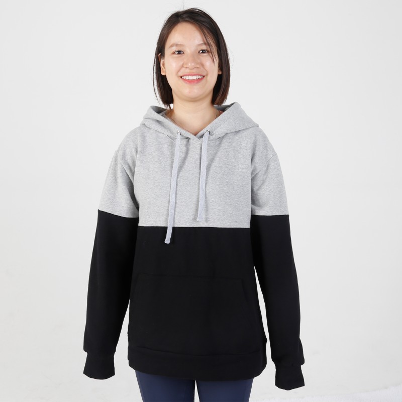 Hoodie 03 Patch Color Contrast Slim Fit Equestrian French Terry Hoodies 