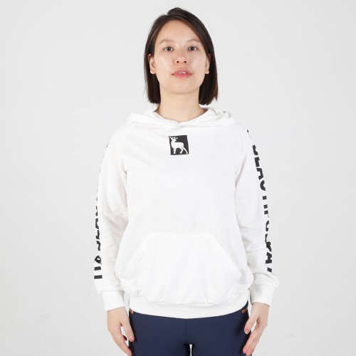 Hoodie 04 280G 95%Cotton 5% Spandex Printing Letter Sleeve and Logo  Loose Fit Equestrian Cotton Hoodies