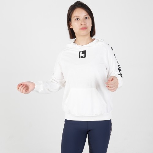 Hoodie 04 280G 95%Cotton 5% Spandex Printing Letter Sleeve and Logo  Loose Fit Equestrian Cotton Hoodies