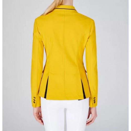 EQ-ShowJacket-01 320G 75%Nylon 25% Spandex-High perfermance 4-Button Horse Riding Show Jacket