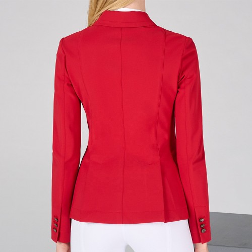 EQ-ShowJacket-02 320G 81% Nylon 19% Spandex-Ladies Competition Jacket