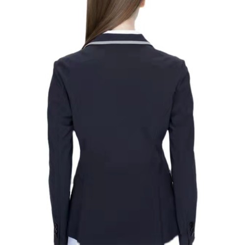 EQ-ShowJacket-06 350G 81% Nylon 19% Spandex-Equestrian Horse Riding Show Jacket