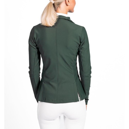 EQ-ShowJacket-07 350G 62% Nylon 38% Spandex-Zipper Technical Equestrian Show Jacket