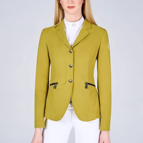 EQ-ShowJacket-08 320G 84% Polyester 16% Spandex-Zipper Technical Equestrian Show Jacket