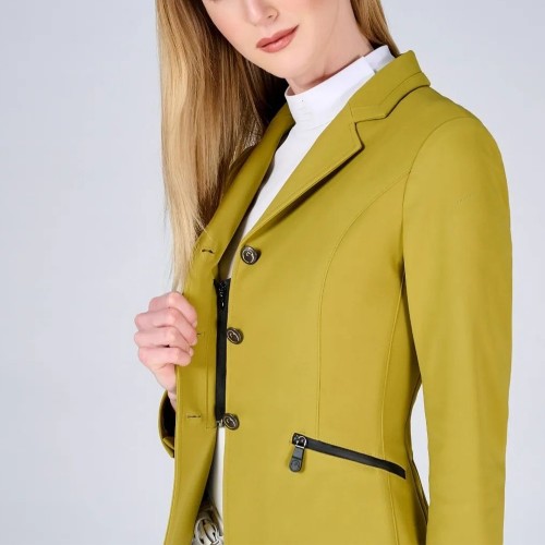 EQ-ShowJacket-08 320G 84% Polyester 16% Spandex-Zipper Technical Equestrian Show Jacket