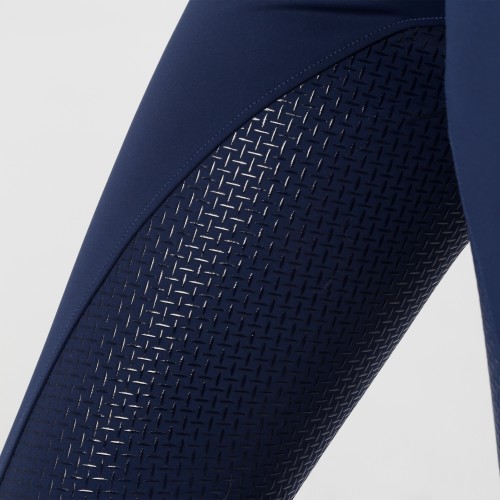 EQ-T06 78%Polyester 22%Spandex Navy In Stock Wholesale Full Seat Silicone Design Horse Riding Tights Leggings