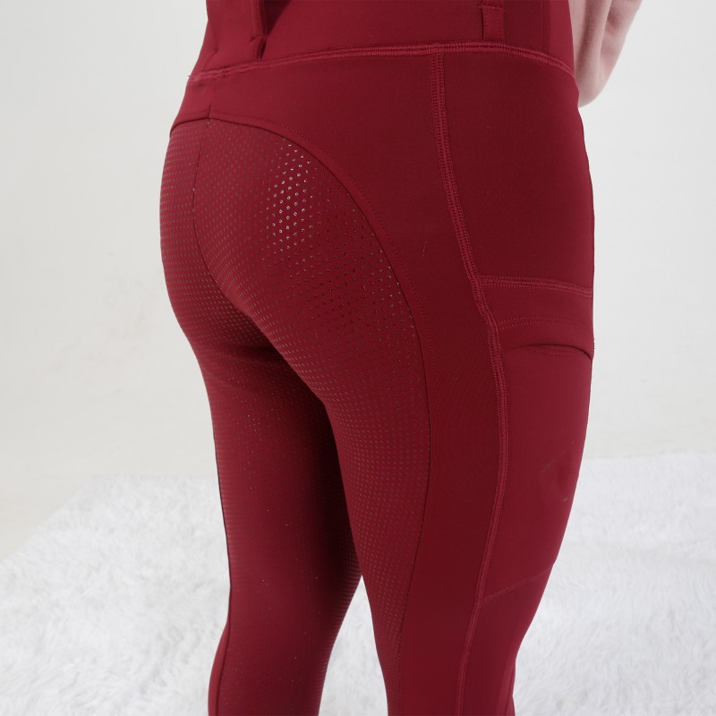 EQ-T08 320G 84% Polyester 16% Spandex Bling Sparkle Full Seat Silicone Winter Tights Leggings 