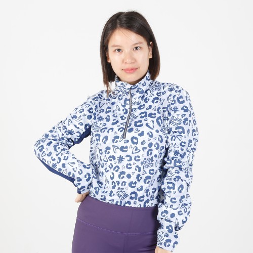 EQ-T-LS12 260G 73%Polyester+27%spandex-Printing Long sleeve base layer