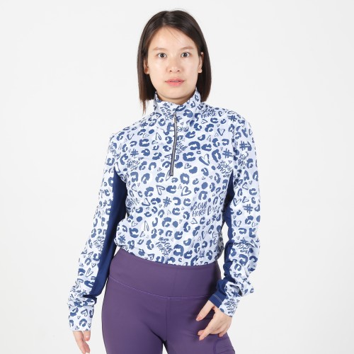 EQ-T-LS12 260G 73%Polyester+27%spandex-Printing Long sleeve base layer