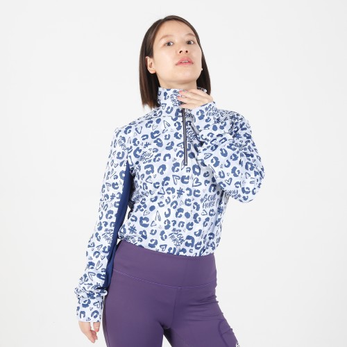 EQ-T-LS12 260G 73%Polyester+27%spandex-Printing Long sleeve base layer