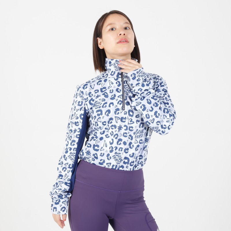 EQ-T-LS12 260G 73%Polyester+27%spandex-Printing Long sleeve base layer 