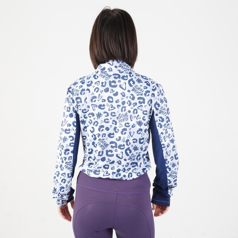 EQ-T-LS12 260G 73%Polyester+27%spandex-Printing Long sleeve base layer 