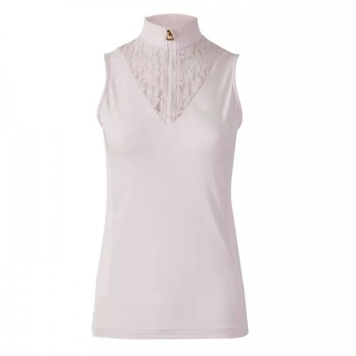 EQ-Tank 02 Equestrian Lace Collar Sleeveless Base Layer