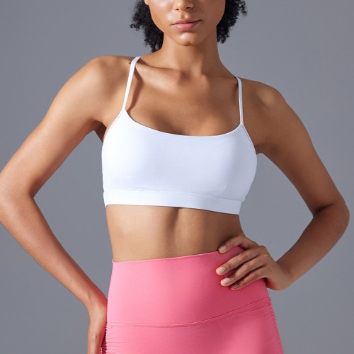 Adjustable Shoulder Strap Women's Running Shockproof Sports Fitness Yoga Bra