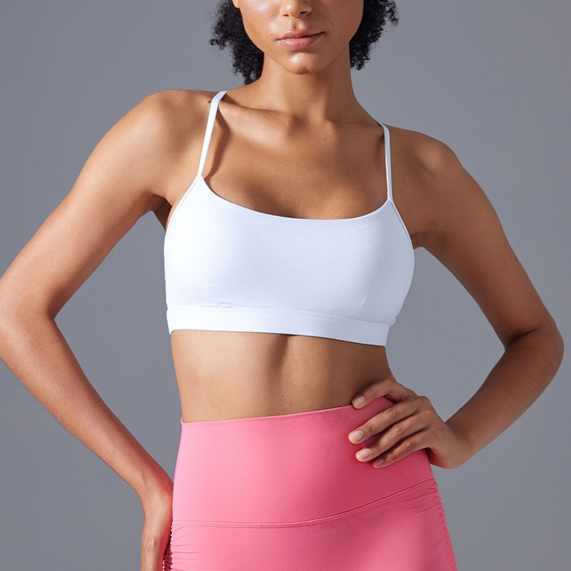 Adjustable Shoulder Strap Women's Running Shockproof Sports Fitness Yoga Bra 